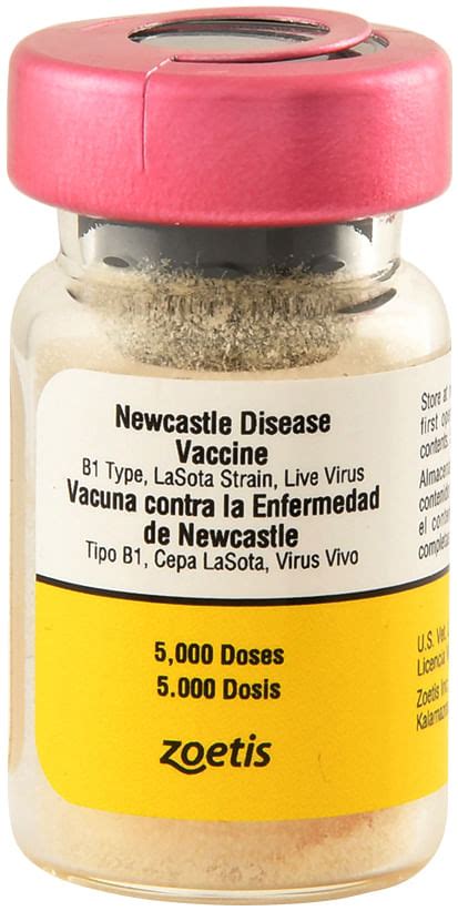 Newcastle Disease Vaccine, 5000 dose - Jeffers