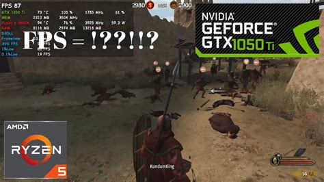 GTX 1050 Ti Bannerlord Multiplayer YouTube