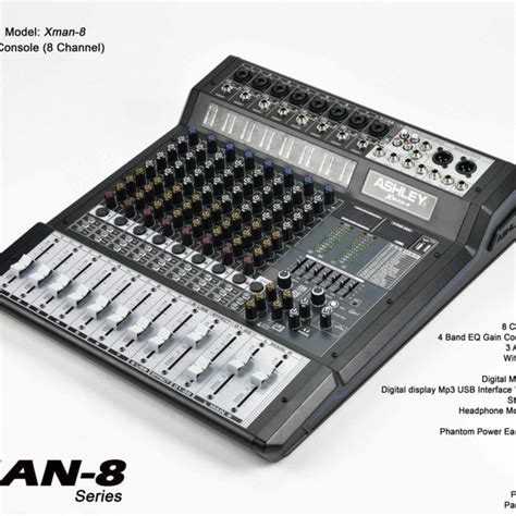 Jual Mixer Audio 8ch Ashley Xman 8 Original Ashley Xman 8 Insert