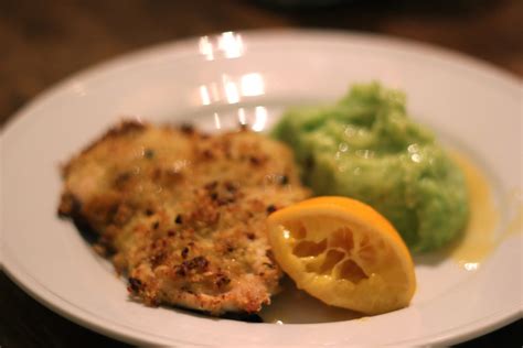 Jenny Steffens Hobick Baked Crispy Lemon Chicken With Basil Mashed