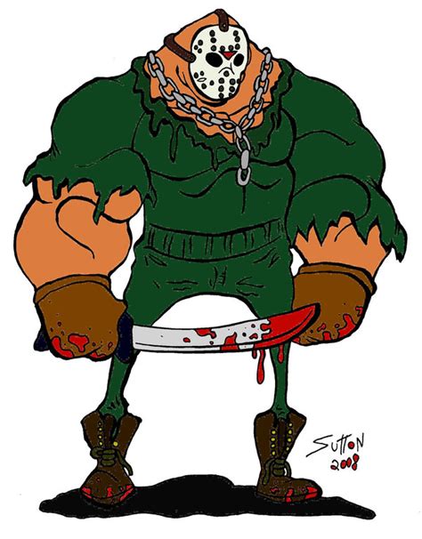 Jason Voorhees Cartoon Drawing at GetDrawings | Free download