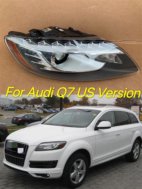 For Audi Q7 Headlight Original Headlight Assembly Us Version 2010 2015