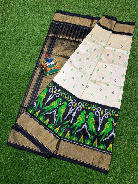 Ethnics Land Traditional Handwoven Pure Silk Pochampally Double Ikkat