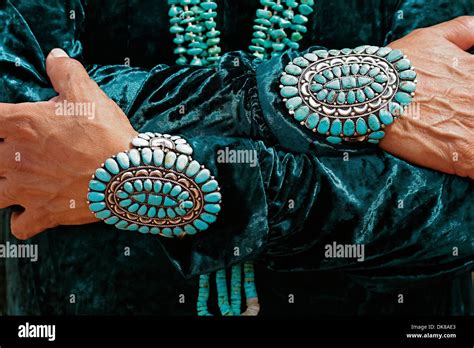 Turquoise jewelry navajo hi-res stock photography and images - Alamy