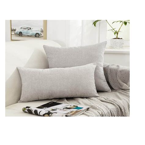 Pack Of Thick Chenille Decorative Square Throw Pillow Cover Cushion