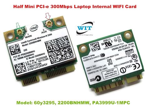 Intel Centrino Wireless N Bnhmw B G N Half Mini Pci E