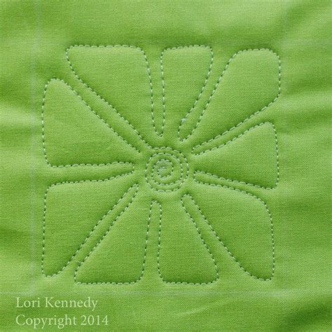 The Square Flower A Free Motion Quilting Tutorial Lori Kennedy Quilts