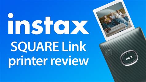 Fujifilm Instax SQUARE Link REVIEW Best Wireless Photo Printer YouTube