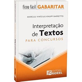 Ficou Fácil Gabaritar Interpretação De Texto Marcus Vinícius Knupp