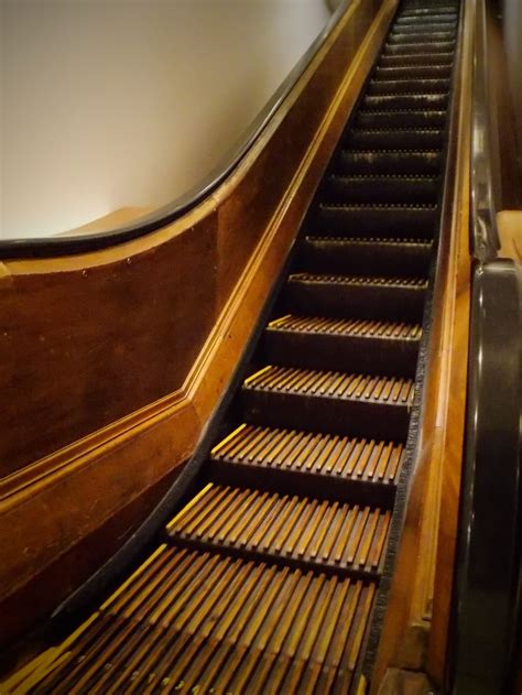 Vintage Wooden Escalators at Macy's Herald Square, NYC