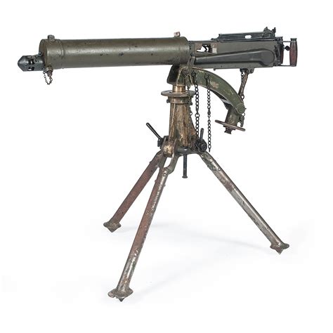 Vickers machine gun with tripod | Cowan's Auction House: The Midwest's ...