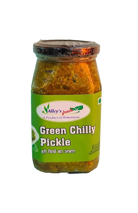 Valley S Fresh Spicy Green Chilli Pickle Packaging Type Box