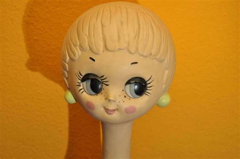 Vintage Twiggy Wig Head S Model Deco Bust Sale At Kusera Shop