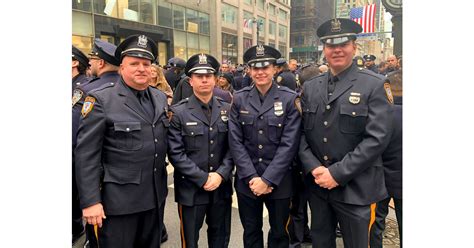 Sayreville Police Officers Pay Respects At Funeral For Slain Nypd Det