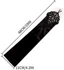 Fingerless Long Gloves Pierced Elbow Length Satin Gloves Inches