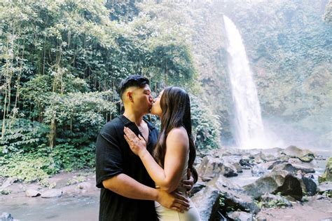 A Hidden Gem Nungnung Waterfall Surprise Proposal By Satria