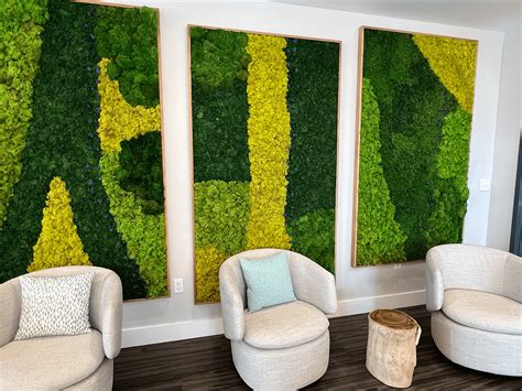 Custom Live Moss Wall Art I Build Your Own Moss Air Filter