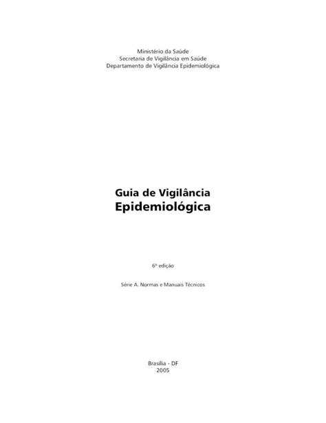 Pdf Guia De Vigil Ncia Epidemiol Gica Combate Pdf Filedengue