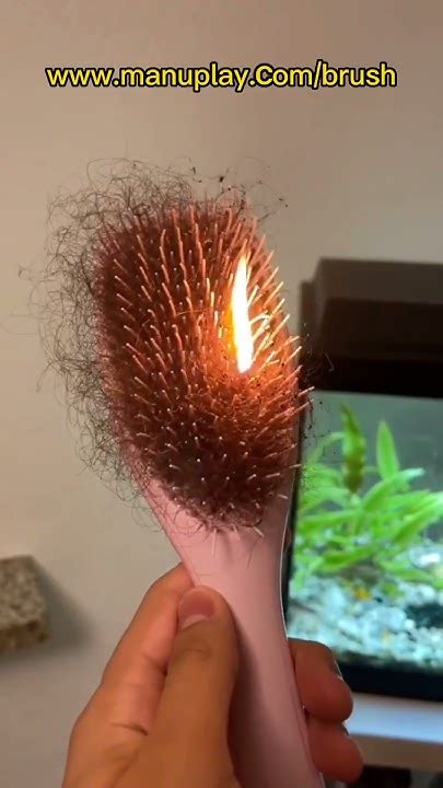 How Clean Hair Brush Easy Self Cleaning Hair Brush Youtube