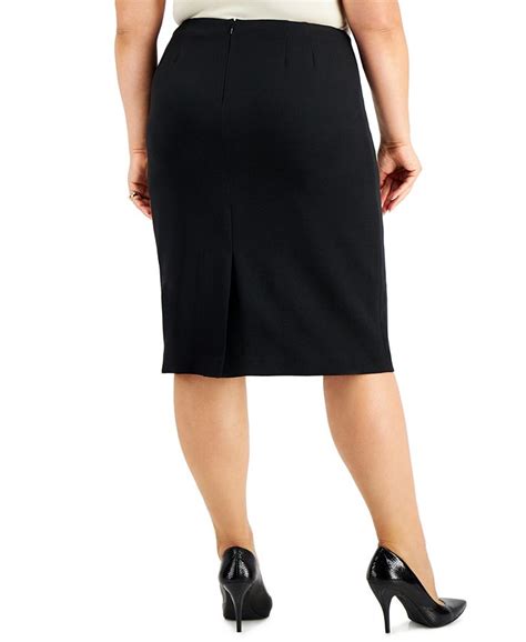 Kasper Plus Size Skimmer Skirt Macys