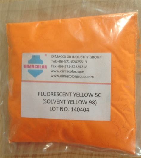 Fluorescent Solvent Dyes Yellow G Solvent Yellow Solvent Yellow