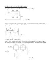 Ejercicios examen final pdf Transformación delta estrella y estrella