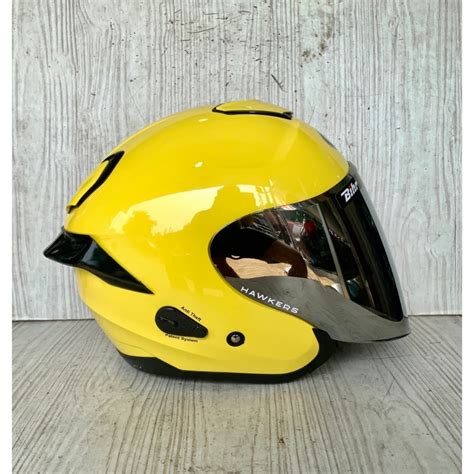 Jual Helm Half Face Kyt Kyoto Solid Matt Gorilla Grey Lemon Yellow