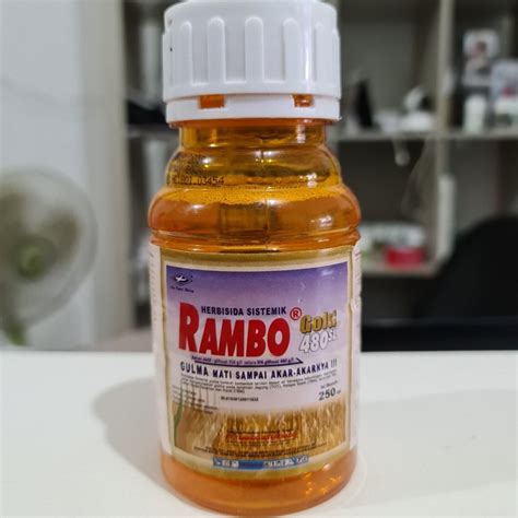 Jual Herbisida Sistemik RAMBO GOLD 480 SL 250 Ml Pembasmi Rumput