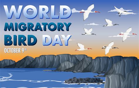 World Migratory Bird Day Banner Template 10516885 Vector Art at Vecteezy