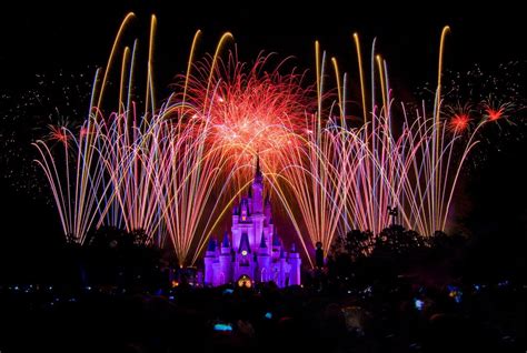 Disney Castle Fireworks Wallpapers on WallpaperDog