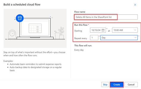 How To Delete All Items In The Sharepoint List Using Power Automate