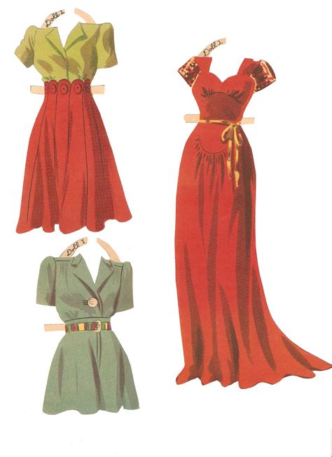 Miss Missy Paper Dolls Vintage 1942 Rita Hayworth