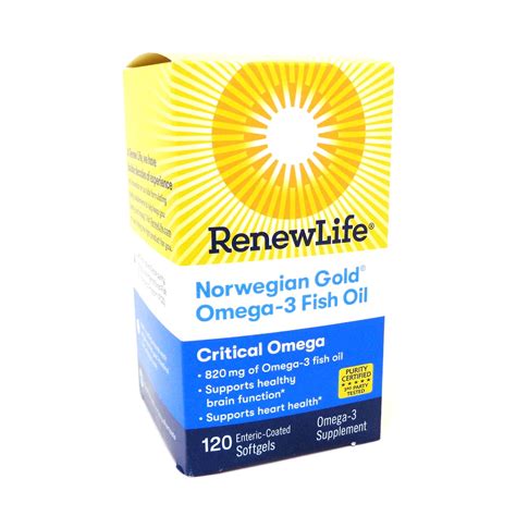 Renew Life Norwegian Gold Ultimate Fish Oils Ultra Concentrated Omega