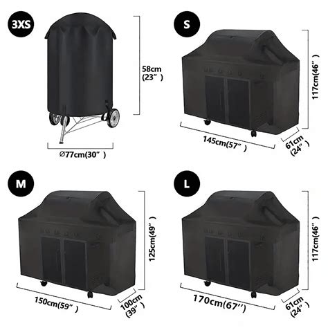 1 szt Duży Osłona Na Grilla Wytrzymałość Wodoodporny Pokrowiec Na