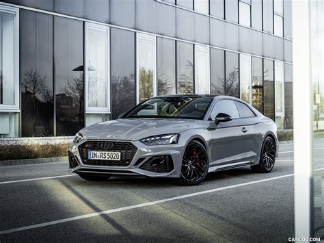 2020 Audi RS 5 Coupe (Color: Nardo Gray) - Front Three-Quarter | Caricos