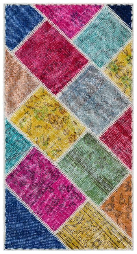 Bungalow Rose Zigmas Patchwork Machine Woven Rectangle X Wool