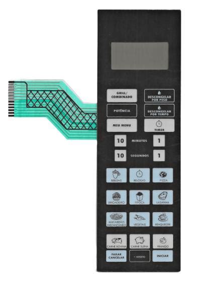 Membrana Para Microondas Philco Pmeg Preta Tnd Pe As Para Micro