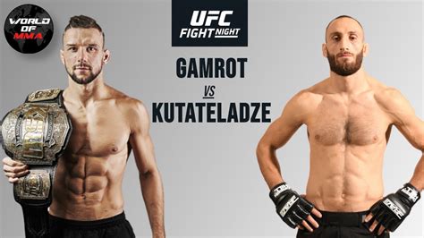 Mateusz Gamrot vs Guram Kutateladze na UFC Fight Night 17 października