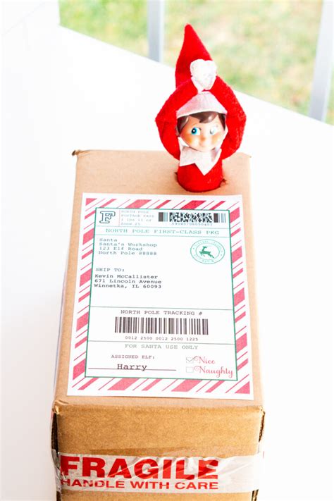 free-elf-on-the-shelf-mailing-label-1-8 - Mom Envy