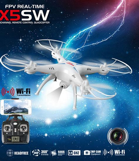 Syma X5SW 1 2 4G WiFi FPV Drone With Camera Live Video HD 2MP RC