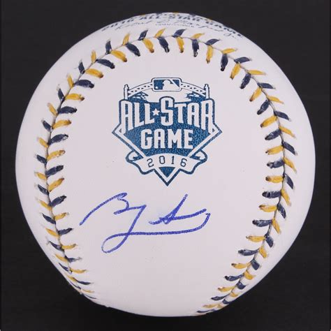 Ben Zobrist Signed All Star Game Baseball Psa Coa Pristine Auction