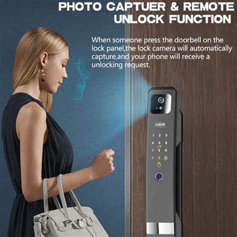 Millisecond Level 3D Face Recognition Smart Door Lock With Multiple