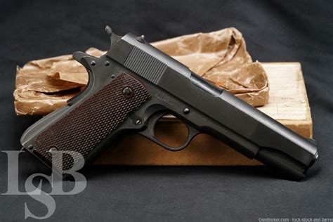 Wwii Us Army Colt 1911a1 1911 A1 45 Acp Semi Automatic Pistol 1943 C