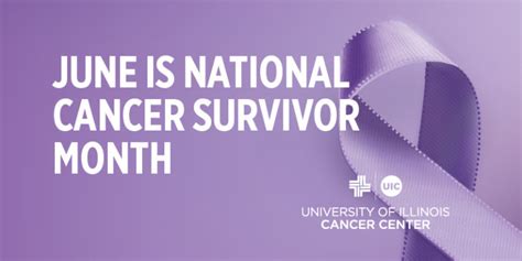 June Is National Cancer Survivor Month University Of Illinois Cancer