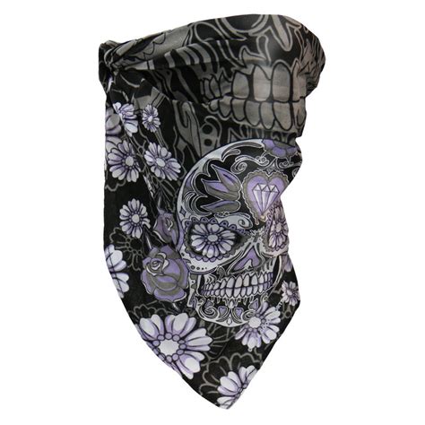 4 In 1 Colored Sugar Skull Face Mask Bandana Custom Planet