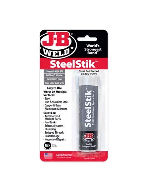 J B Weld Steelstik Epoxy Putty