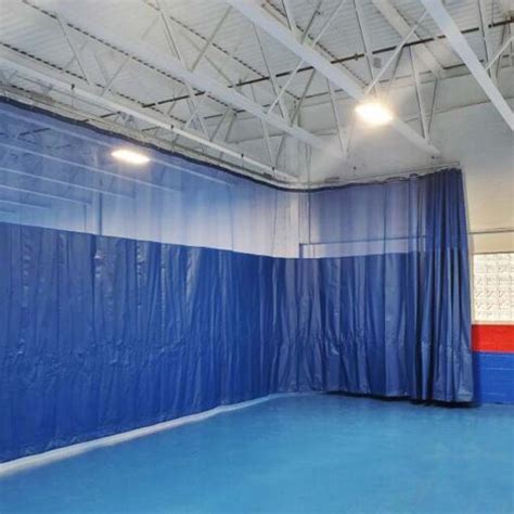 Walk Draw Gym Divider Curtain Keeper Goals Your Athletic Equipment