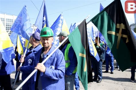 SB NA LICU MJESTA Rudari Stigli Na Proteste U Sarajevo Pogledajte