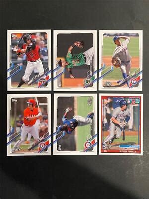 2021 Topps Pro Debut Texas Rangers Team Set 6 Cards Minor League EBay