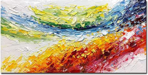 V Inspire Art X Inch Abstract Hand Painted D Textured Oil